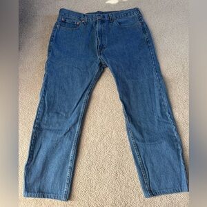 Men’s Levi’s Levi Strauss 505 Regular Fit Men’s Medium Blue Wash Denim Jeans